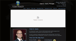 Desktop Screenshot of clarkharrisadvisor.com